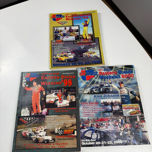 Vintage Carquest Eastern States Weekend Racing Programs from 1998, 1999, 2000